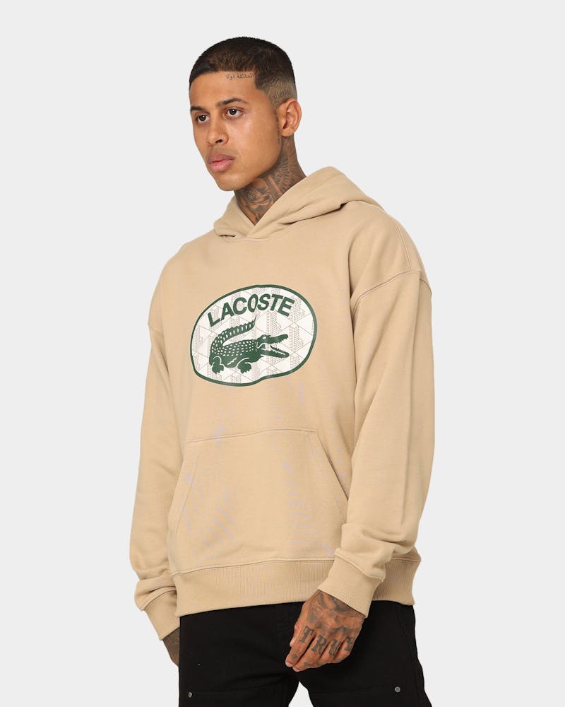 LACOSTE Monogram Logo Hoodie