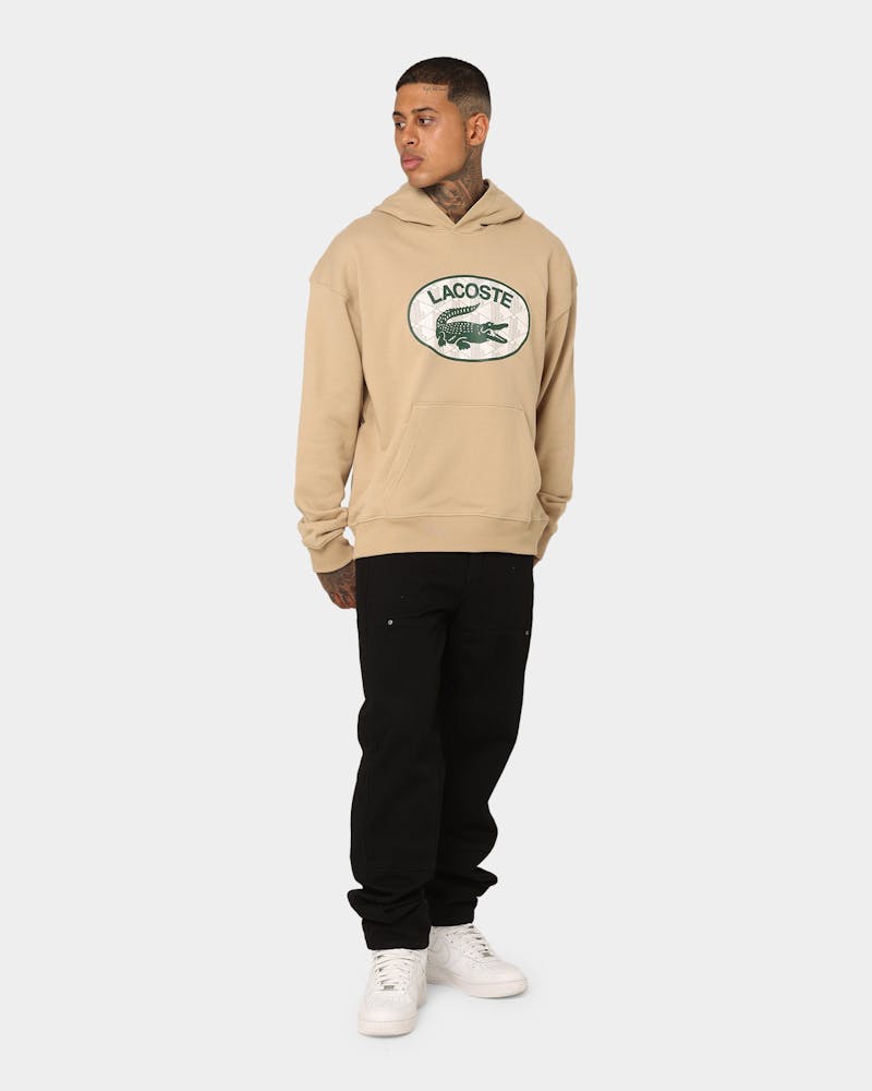 LACOSTE Monogram Logo Hoodie