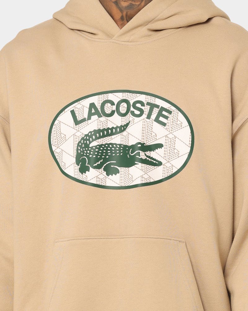 LACOSTE Monogram Logo Hoodie