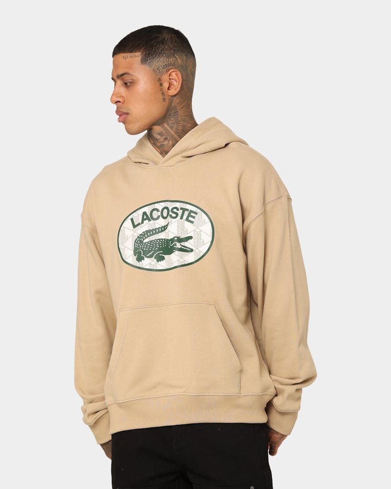 LACOSTE Monogram Logo Hoodie