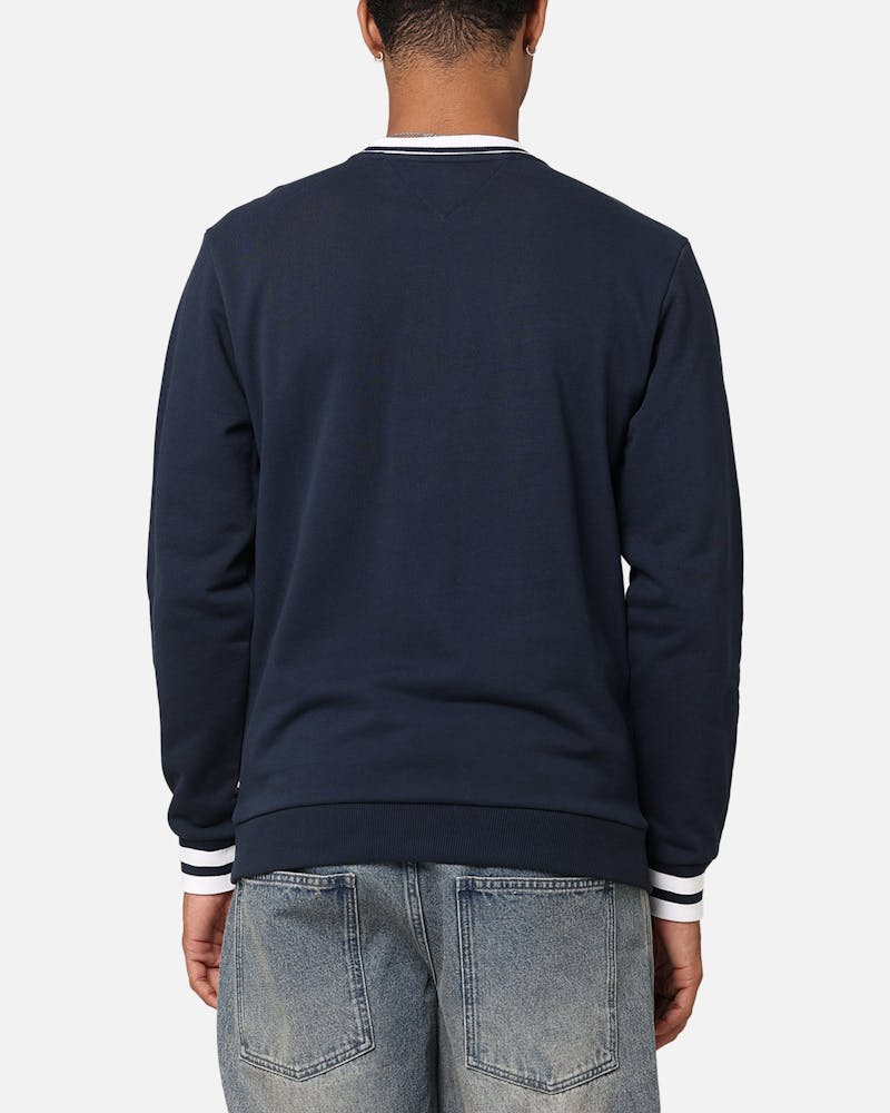 TOMMY JEANS Reg Tipping Varsity Crewneck