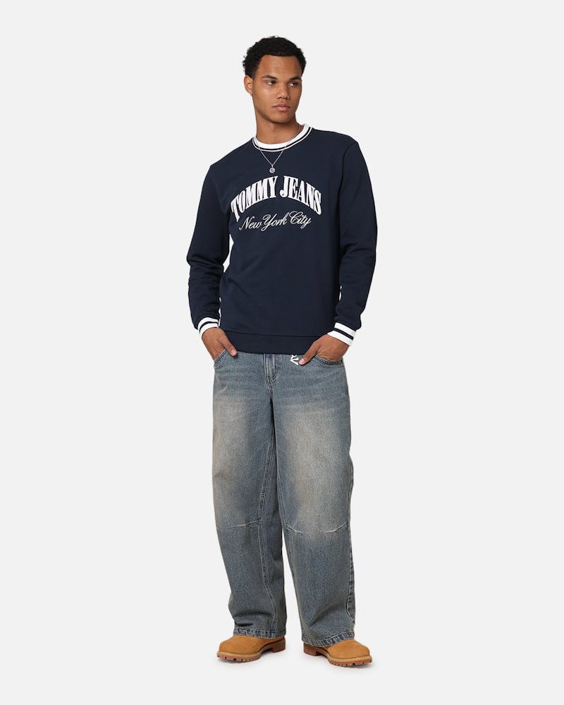 TOMMY JEANS Reg Tipping Varsity Crewneck