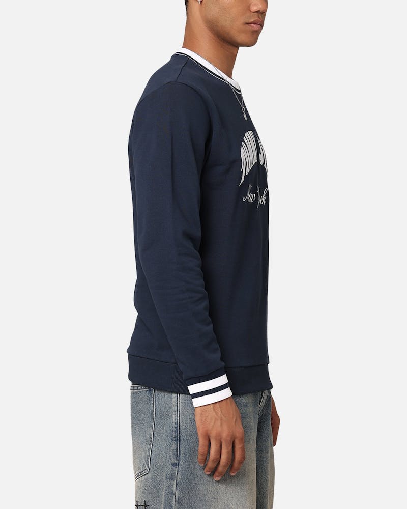 TOMMY JEANS Reg Tipping Varsity Crewneck